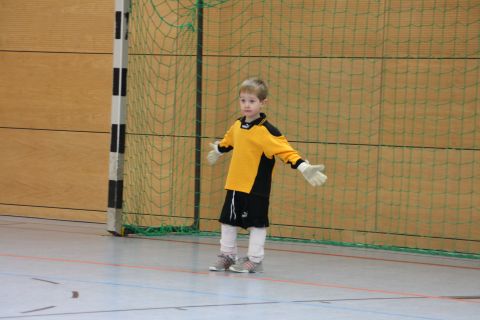 Warten auf den Ball...